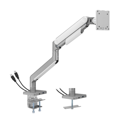 Economical Heavy-Duty Spring-Assisted Monitor Arm With USB-A/USB-C Ports  LDT74-C012UC For Most 17"-49“ Monitors from china(chinese)