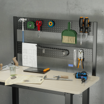 Desk Pegboard Organizer for 1200mm Worksurface