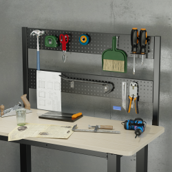 Desk Pegboard Organizer for 1500mm Worksurface