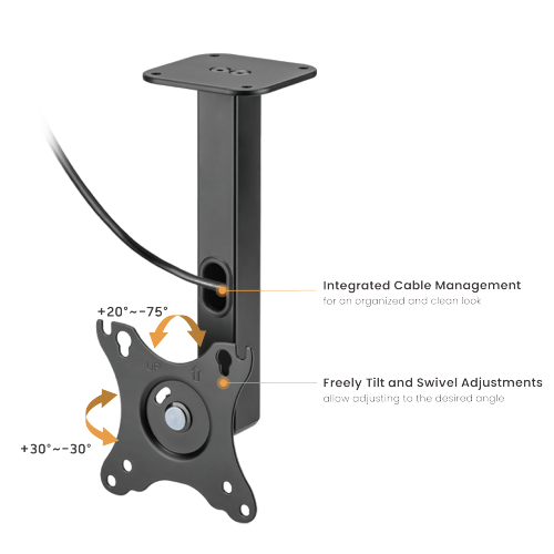 Ceiling Monitor Stand for Amazon Echo Show 15 LDT79-T01C Make Space More Valuable from china(chinese)