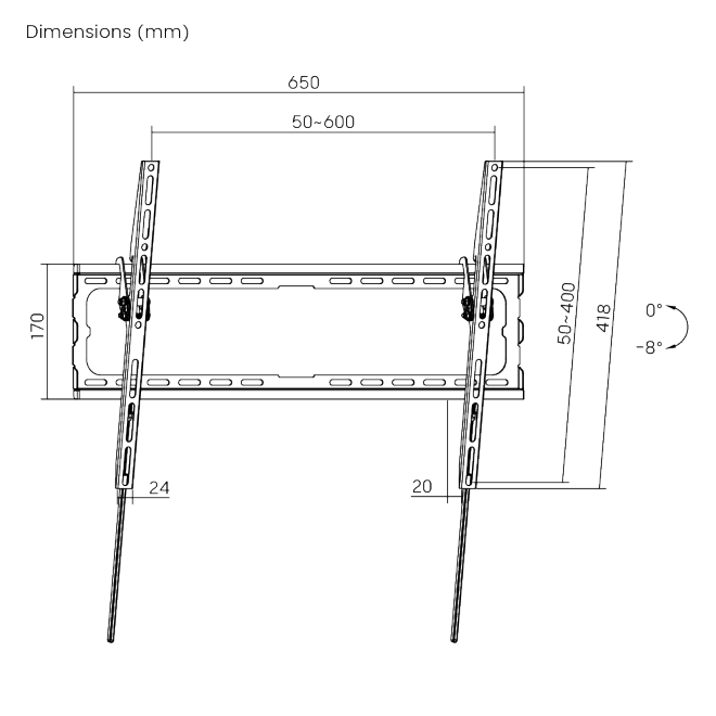 Super Economy Low-Profile Tilt TV Wall Mount KL32-46T Priced right for today’s competitive TV wall mount market!  from china(chinese)