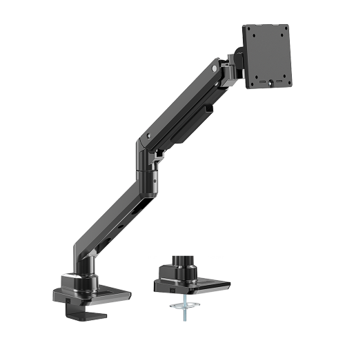 Fabulous Desk-Mounted Heavy-Duty Gas Spring Monitor Arm LDT69-C012 Supports monitors up to 49’’ or weights ups to 20kg (44lbs) from china(chinese)