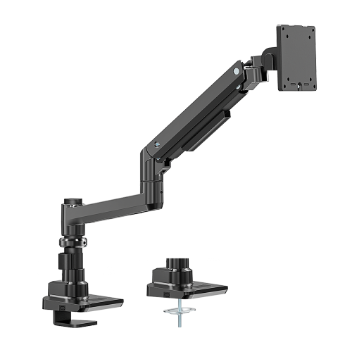 Fabulous Pole-Mounted Heavy-Duty Gas Spring Monitor Arm LDT69-C012P Supports monitors up to 49’’ or weights ups to 20kg (44lbs) from china(chinese)
