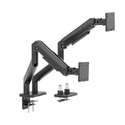 Dual Monitor Economical Heavy-Duty Spring-Assisted Monitor Arm LDT74-C024 For Most 17"-45“ Monitors from china(chinese)
