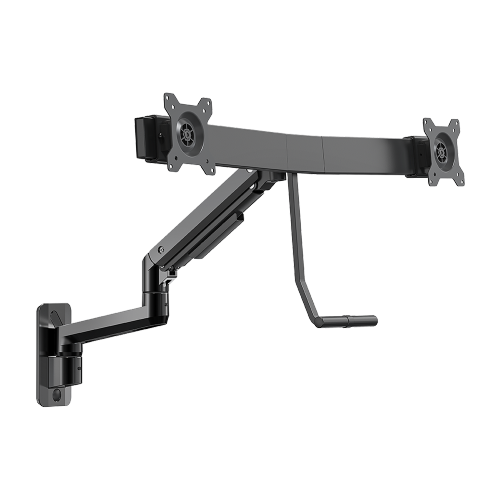 Fabulous Wall-Mounted Gas Spring Dual Monitor Arm LDA69-2112 Fits two 17’’~32’’ monitors  from china(chinese)