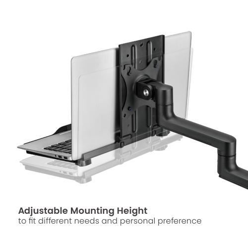Adjustable Laptop Tray for Monitor Arms NBH-7 Easy to align two screens for articulating monitor arms. from china(chinese)