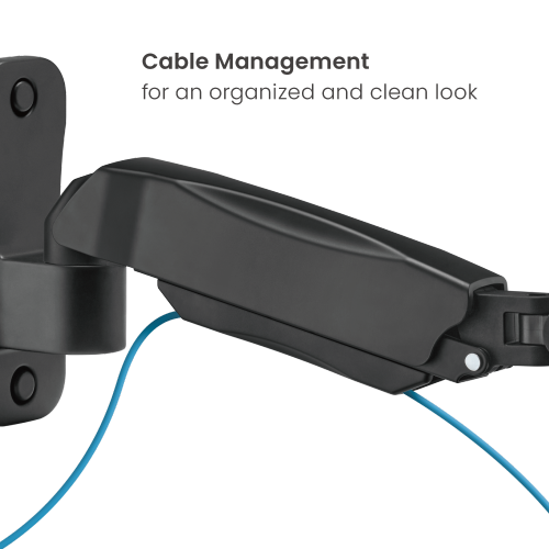 Economy Single Screen Spring-Assisted Wall-Mounted Monitor Arm LDA31-111E For most 17"-32" Monitors from china(chinese)