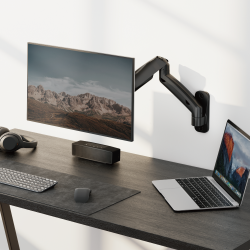 Economy Single Screen Spring-Assisted Wall-Mounted Monitor Arm