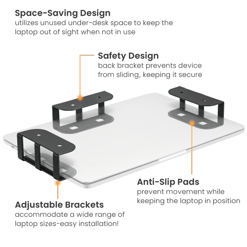 Under-Desk Laptop Storage Mount DA02-9  from china(chinese)