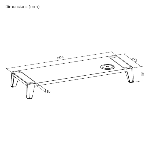White Birch Monitor Riser with Embedded Qi Wireless Charger STB-146 Brings Beauty and Elegance to Your Desktop from china(chinese)