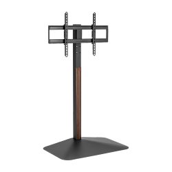 Single-Column Supersized Sturdy Base TV Floor Stand with 3-Level Height Adjustments