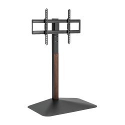 Single-Column Supersized Sturdy Base TV Floor Stand with 3-Level Height Adjustments