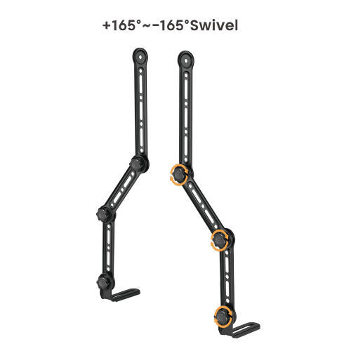 Universal Soundbar Mounts With L-Shaped Holders SB-70L for universal soundbars & TVs up to 90”  from china(chinese)
