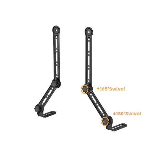 Universal Soundbar Mount With L-Shaped Holders SB-70S for universal soundbars & screens up to 49”  from china(chinese)