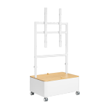 Easel Studio TV Cart With Storage Box