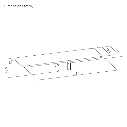 Large Storage Shelf for FS52 Floor Stand Series  FS52-A02  from china(chinese)