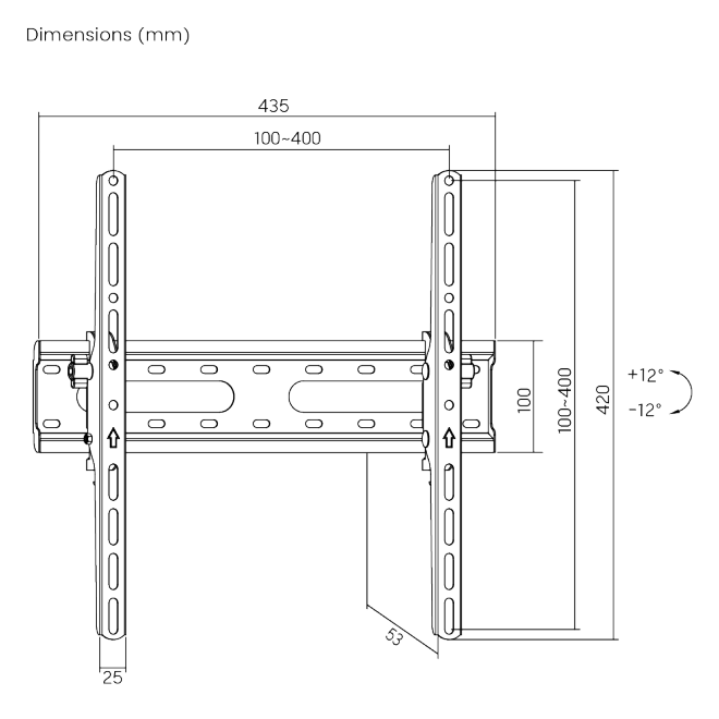 Super Economy Tilt TV Wall Mount KL31-44T Priced right for today’s competitive TV wall mount market!  from china(chinese)