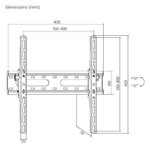 Super Economy Tilt TV Wall Mount KL31-44T Priced right for today’s competitive TV wall mount market!  from china(chinese)