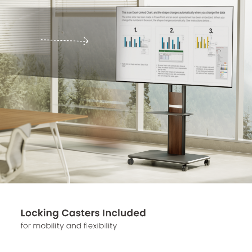 Mobile Supersized Base TV Floor Stand  FS48-46HDW Easily move to anywhere desired from china(chinese)