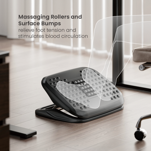 Adjustable Footrest with Massaging Rollers FR15-01  from china(chinese)