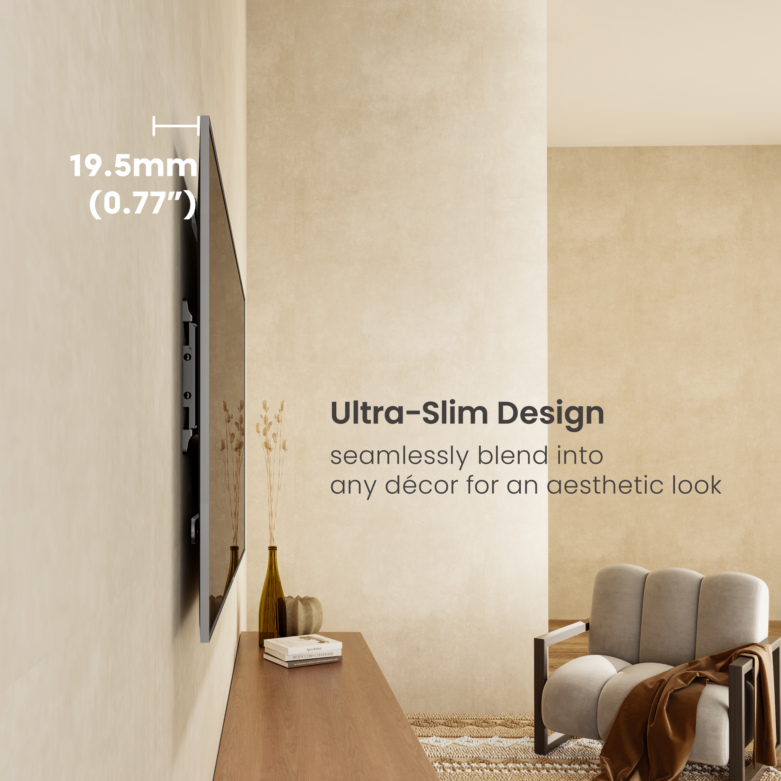 DesignerSeries Universal Ultra Slim Articulating Wall Mount