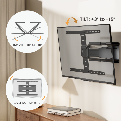 UltraSlim FullMotion TV Wall Mount Supplier and Manufacturer LUMI