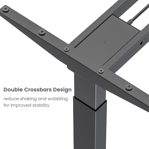 Practical 2-Stage Quad-Motor Sit-Stand Desk (Standard) M06-42DE Powerful, stable & durable from china(chinese)
