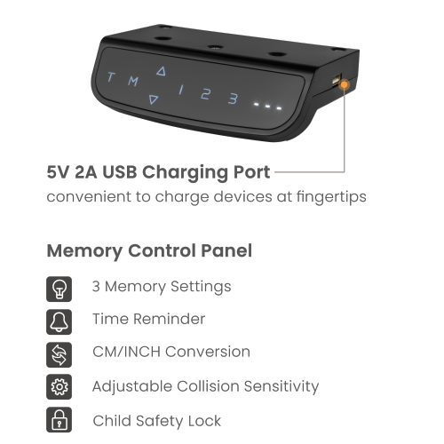 Practical 2-Stage Quad-Motor Sit-Stand Desk (Standard) M06-42DE Powerful, stable & durable from china(chinese)