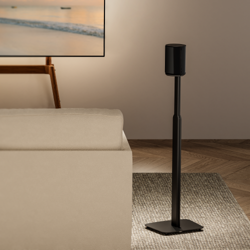 Height-Adjustable Speaker Floor Stand for Sonos Era 100 BS-711 Ensure the optimal listening position from china(chinese)
