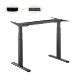 Practical 3-Stage Dual-Motor Sit-Stand Desk (Standard)
