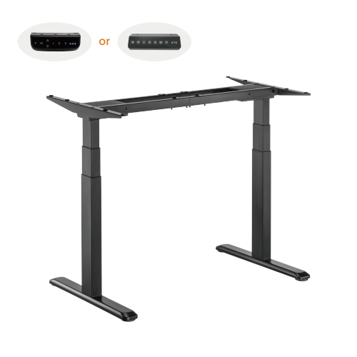 Practical 3-Stage Dual-Motor Sit-Stand Desk (Standard) M06-23DE Powerful, stable & durable from china(chinese)