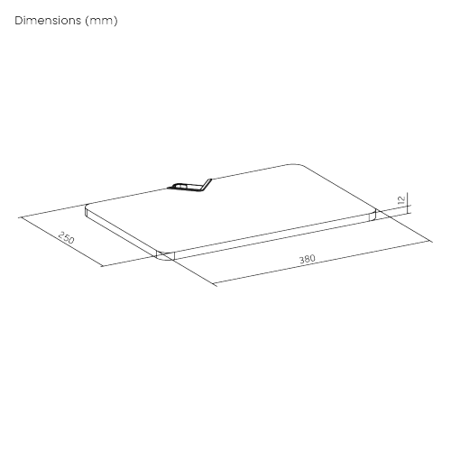 Media Shelf for FS53 Series TV Stands FS53-A01  from china(chinese)