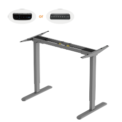 Practical 2-Stage Dual-Motor Sit-Stand Desk (Standard)