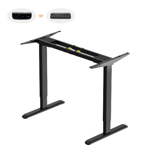 Practical 2-Stage Dual-Motor Sit-Stand Desk (Standard) M06-22RE Powerful, stable & durable from china(chinese)
