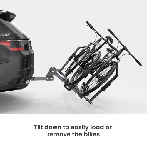 Foldable Car Hitch Bike Rack CBR-302 For two tire width 16’’-29’’ bikes from china(chinese)