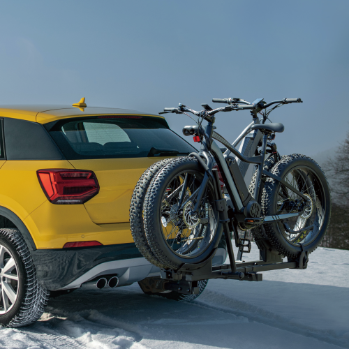 Foldable Car Hitch Bike Rack CBR-302 For two tire width 16’’-29’’ bikes from china(chinese)