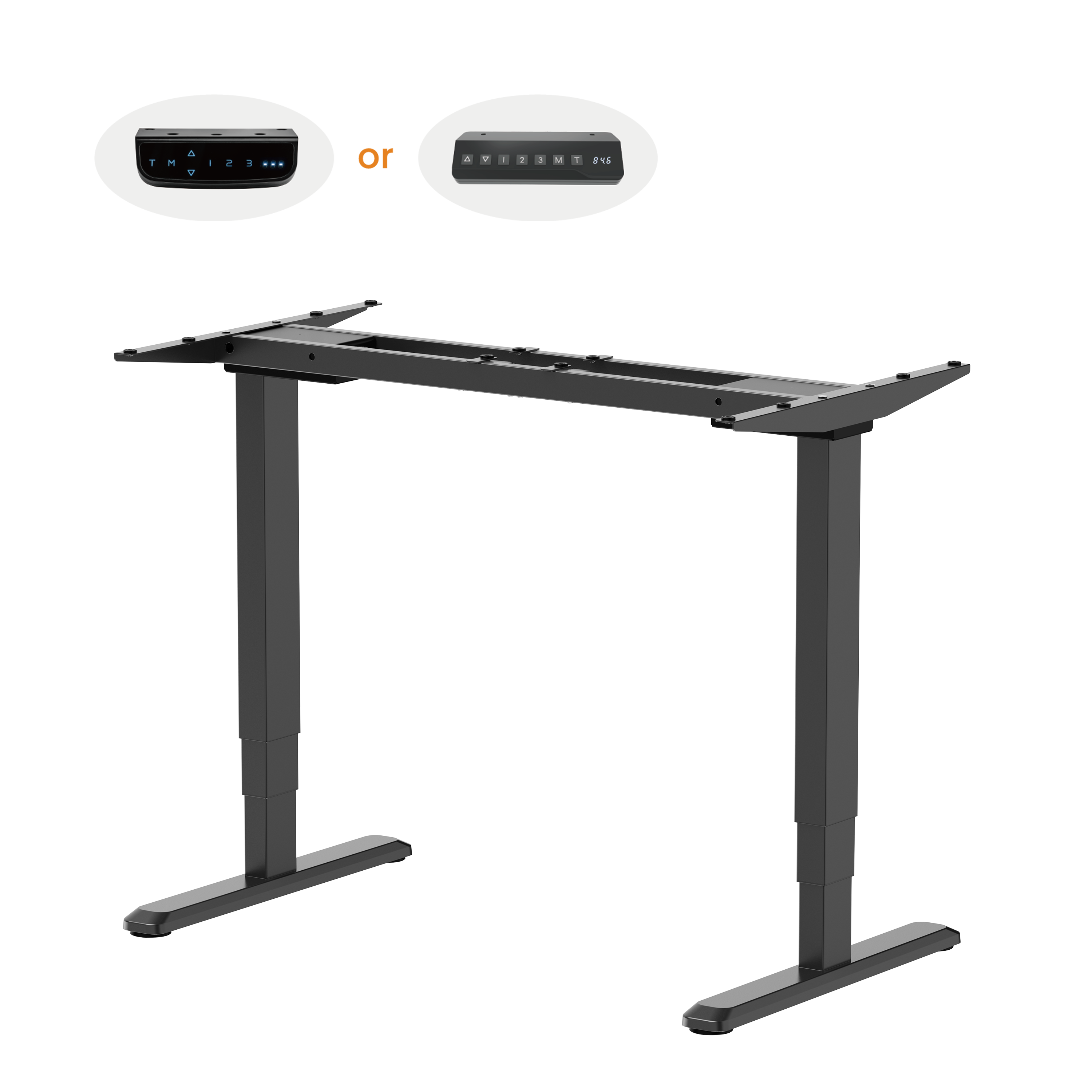 Practical 3-Stage Dual-Motor Sit-Stand Desk (Reversed) Supplier
