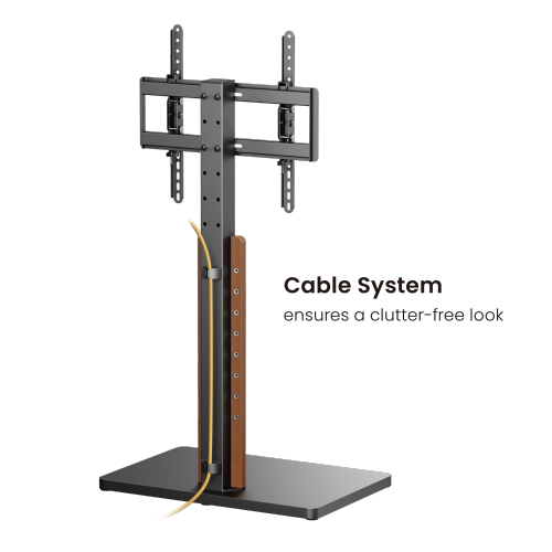 Economy Height-adjustable TV Floor Stand FS52-44T-01 Combing cost-effectiveness and asthetics from china(chinese)