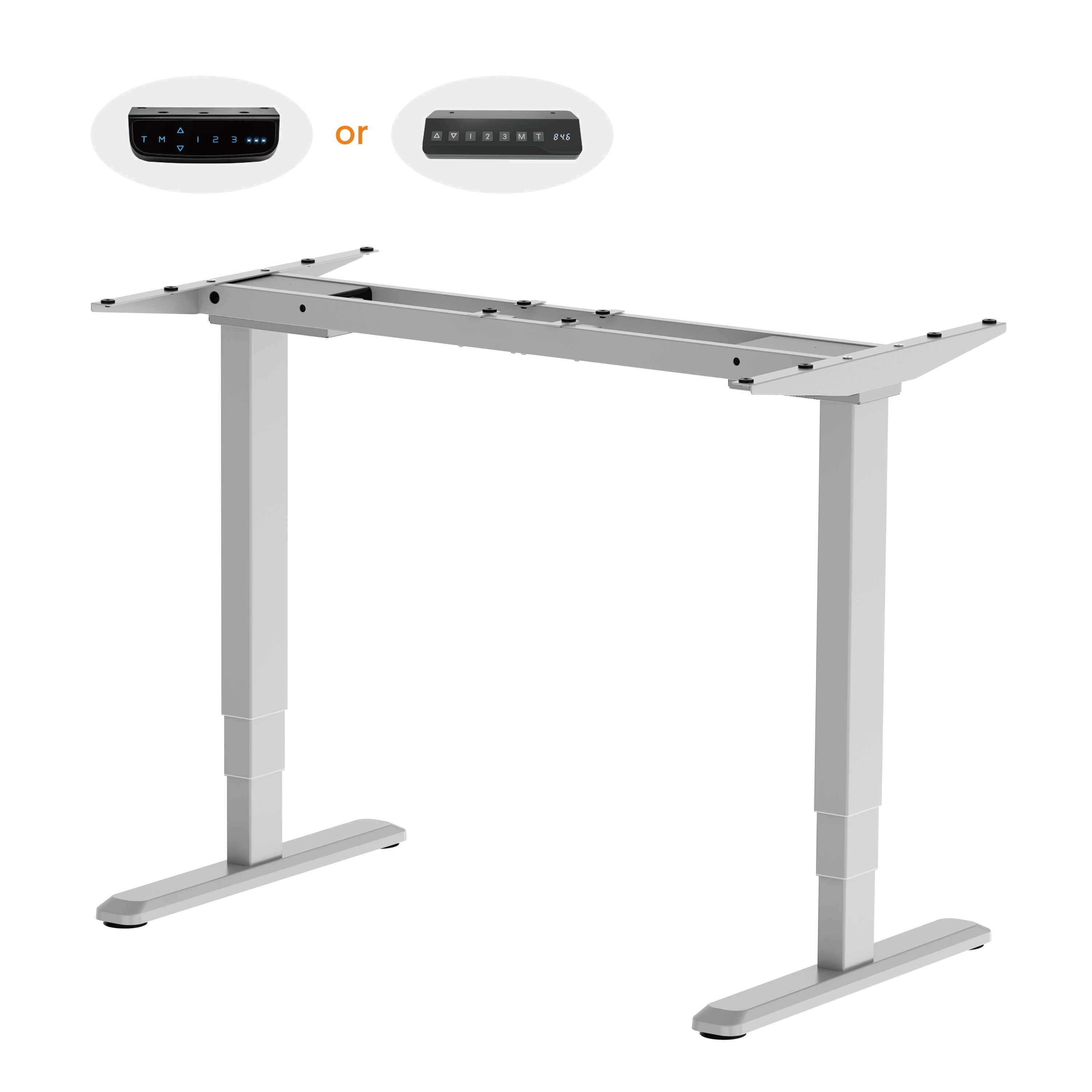 Practical 3-Stage Dual-Motor Sit-Stand Desk (Reversed) Supplier