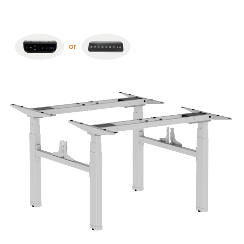 Practical 3-Stage Quad-Motor Sit-Stand Desk (Standard) M06-43DE Powerful, stable & durable from china(chinese)