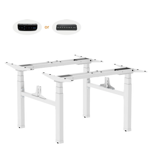 Practical 3-Stage Quad-Motor Sit-Stand Desk (Standard) M06-43DE Powerful, stable & durable from china(chinese)