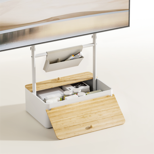 Easel Studio TV Stand With Storage Box & Pouch FS45-44T-02 makes storage more convenient from china(chinese)