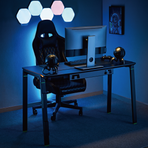 Signature Gaming Desk with RGB Lighting