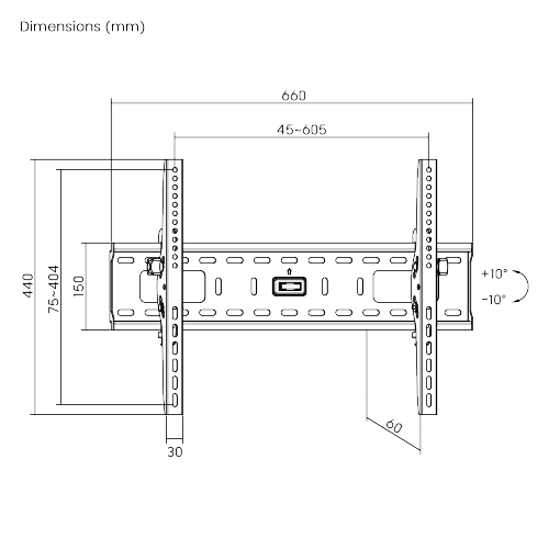 SOPORTE DE PARED INCLINABLE RESISTENTE PARA TV DE PANTALLA PLANA & CURVA CLÁSICO  PLB-33L Para la mayoría de televisores de pantalla plana & curva de 37"-70" from china(chinese)