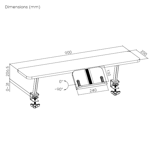 Book Shelf with Book Holder E715 Enlarge the Desk Space from china(chinese)