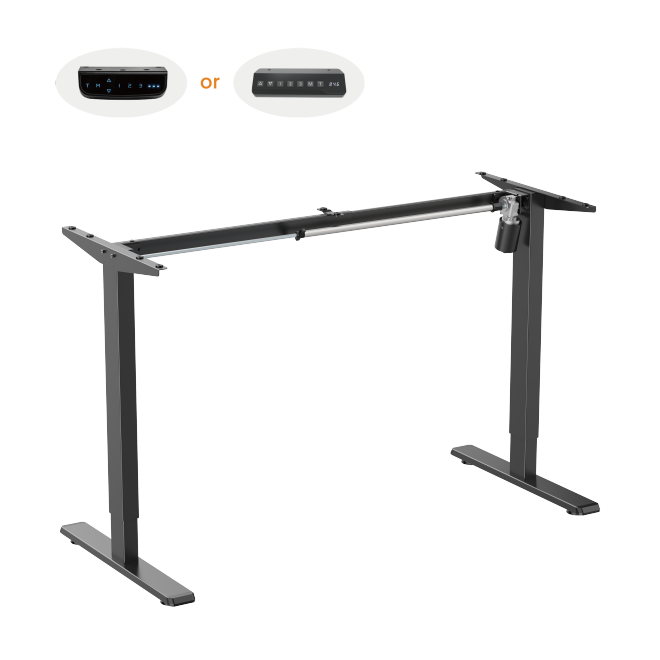 Compact Electric Single-Motor Sit-Stand Desk S08-22R Specially Designed for Limited Space from china(chinese)