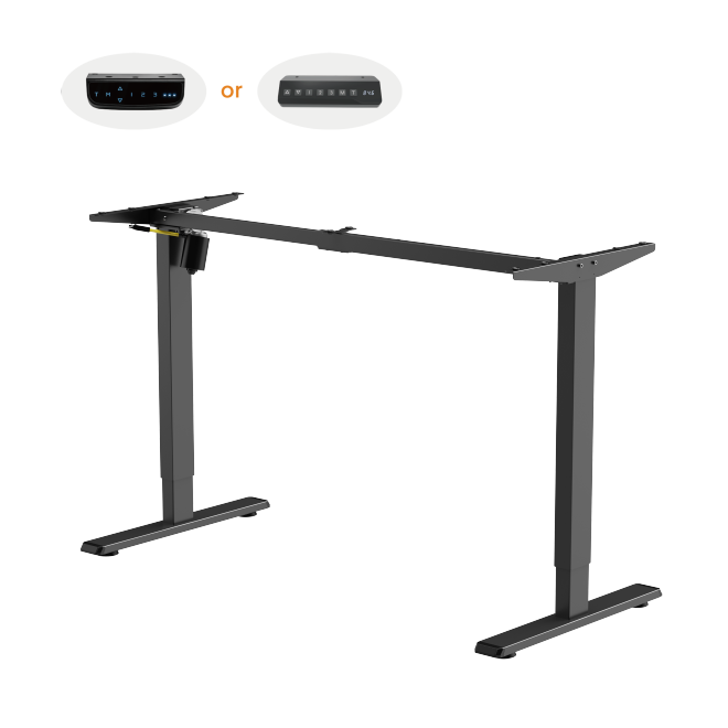 Compact Electric Single-Motor Sit-Stand Desk S08-22R Specially Designed for Limited Space from china(chinese)