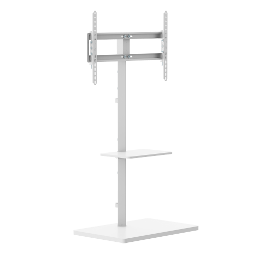 Prism Minimalism TV Floor Stand with Media Shelf FS53-46T-02 Fits up to 75” TVs from china(chinese)