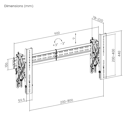 Affordable Full Service Video Wall Mount LVW02E-48T Easy to Build an Impressive Video Wall at a Budget Price from china(chinese)