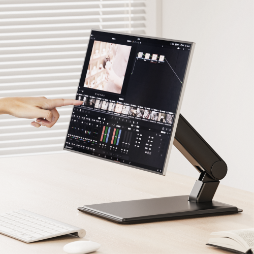 Adjustable Touch Screen Monitor Desk Stand LDT73-T01 For most 17"-32" Monitors from china(chinese)